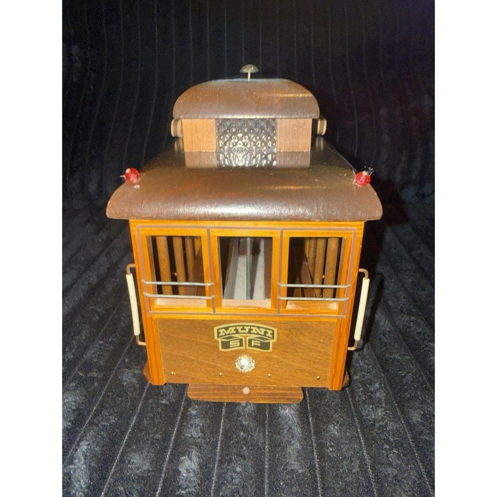 Reuge Handmade San Francisco Street Car Music Box by Nate Gruenberg 1977 -Works! - Picture 8 of 16